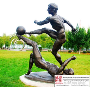 School Natural Bronze Sculpture