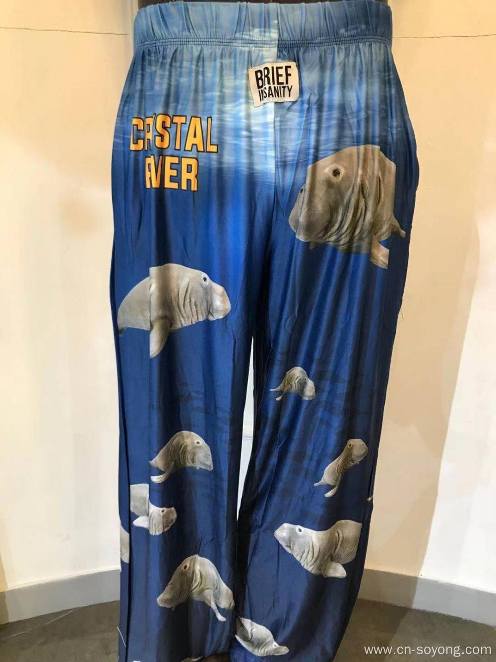 OEM Men's Positioned Printing Pajama Pants