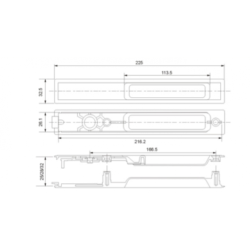 DOUBLE SIDED SLIDING LOCK