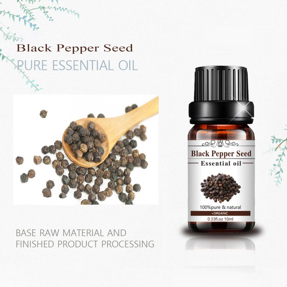 Wholesale Price 100% Pure Plant Extract Aromatherapy Spa Food Black Pepper Seed Essential Oil