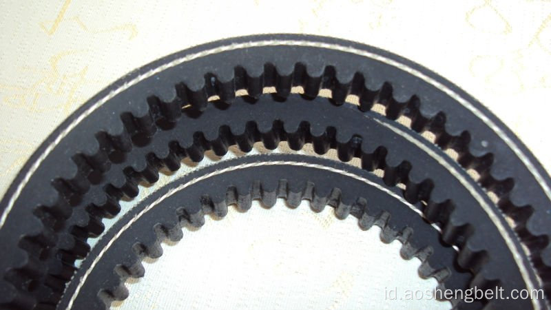 Rubber Raw Edge Cogged Auto Fan Belt 10 * 1000