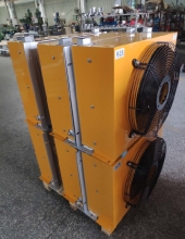 Wind turbine power electronics cooling