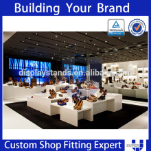 shoes outlet glossy white wooden retail shoe store furniture