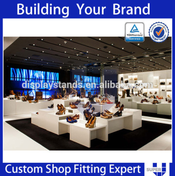 shoes outlet glossy white wooden retail shoe store furniture