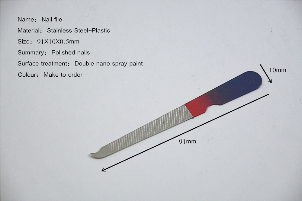 Пилочка металлическая Nail File Metal