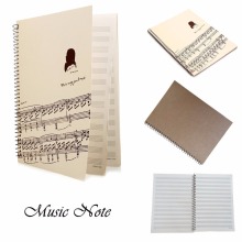 Spiral Custom Print Music Composition Notebook