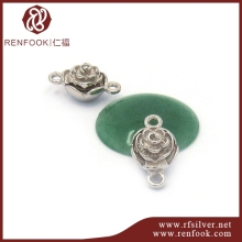 Cheap silver jewellery silver magnetic clasp for bracelet