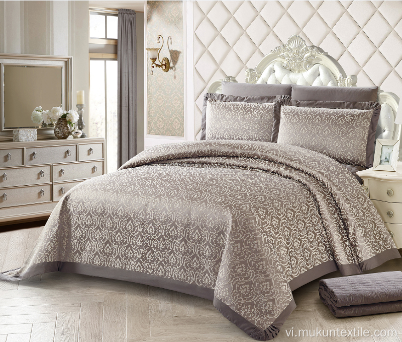 Bộ mền chăn lông vũ Jacquard comforter