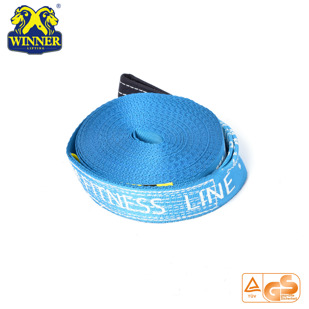 Blue Customized Polyester Slackline