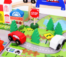 Wooden 40 Pcs Thomas Train Tracks Blocks Toys