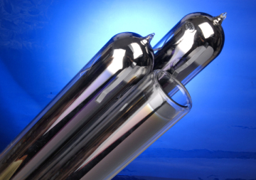 Evacuated tube for solar thermal system