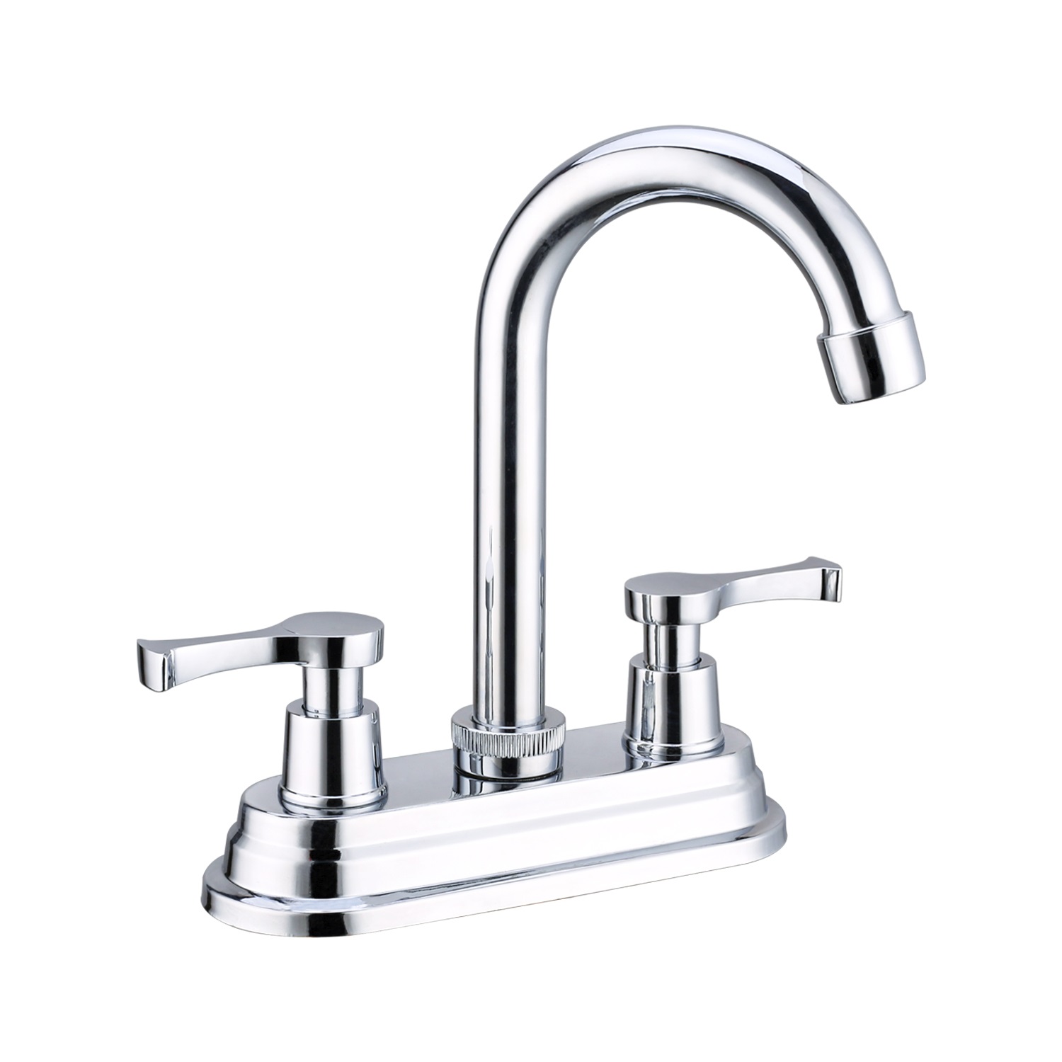 Durable Brass/zinc/201SS Material 90degree 4inch Basin mixer, Double handle basin faucet