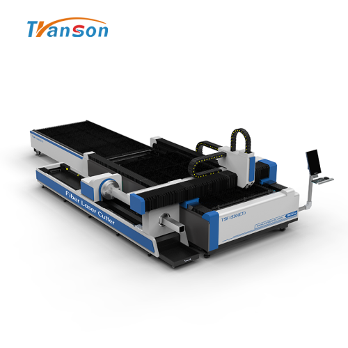 Échangez la table de travail et la machine de découpe laser à fibre de tube