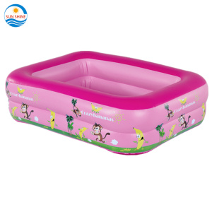 Outdoor Plastic Banana Rectangular Inflatable Baby Pool