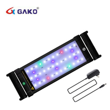 aquarium fish tank light with extendable brackets