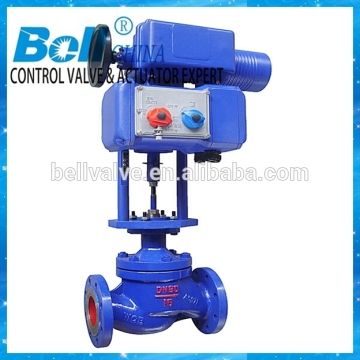 Electrically actuated steam flow 6inch control valves