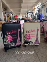 Cartoon leather luggage sets wholesale