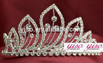 queen style tiara crown wedding jewelry crown