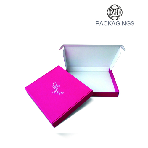 Rose red apparel mailer box