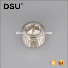 Nickel plated iron hex plug