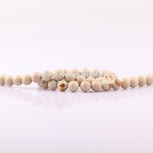 Alibaba China natural gemstone white picture stone beads jewelry