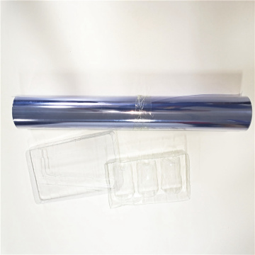 Filmes transparentes de PVC para embalagens plásticas