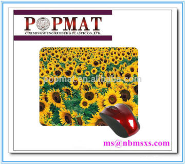 Popular design Full printing Beautiful sunflower mouse pad
