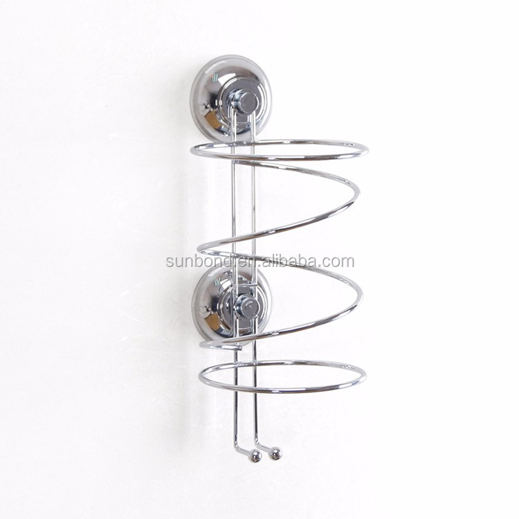 Suction Cup Hair Dryer Holder Bracket Blower Rack Shelf