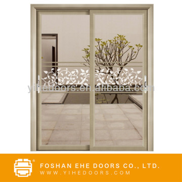 Aluminum hanging sliding door