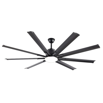 Aluminum Blades Large Industrial Ceiling Fan with Light