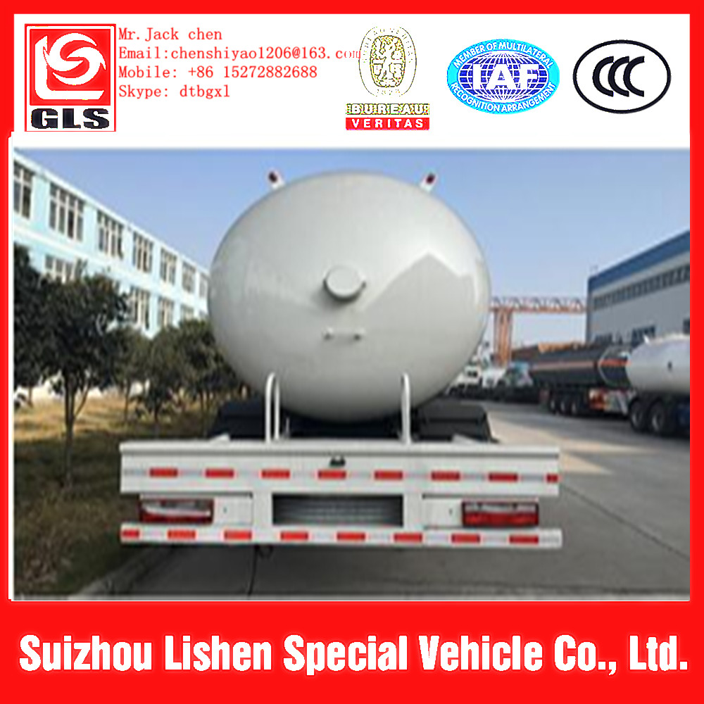 6x4 Dongfeng 25.3m3 lpg dispenser tank truck