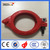 Rubber lined pipe clamp/hanging pipe clamp/rubber coated pipe clamps