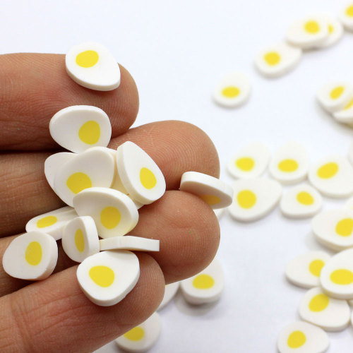 Wholesale Mini Simulation Egg Polymer Caly Slice Cute Clay Slime Filling For Nail Art Diy Or Phone Shell Accessories