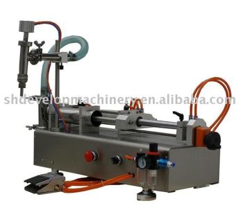 DTY semi automatic liquid piston filler