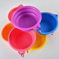 eco-friendly silicon suction baby bowl with lid