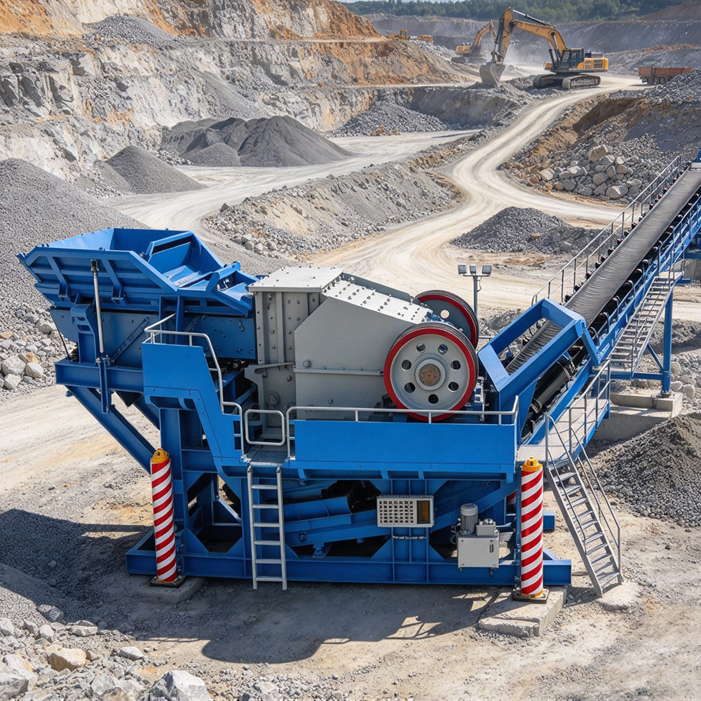 کارخانه سنگ شکن فک متحرک Mobile Jaw Crushing Plant