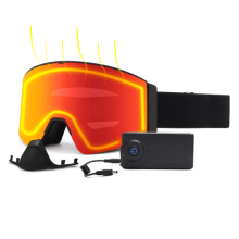 Magnetic Interchangeable Ski & Snowmobile Goggles with 100% UV400 Protection
