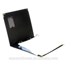 Wholesale A4 Foam Padded PU Leather Bound Folder With 2 Inch 3 Ring Binders
