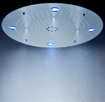 Overhead shower with LED light