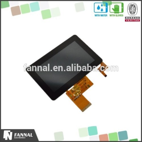 2014 hot sale 480*272 RGB interface 4.3inch touch screen replacement