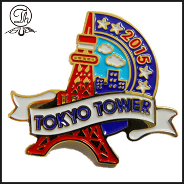 Japan Tokyo Tower enamel badge