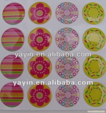 Crystal Domed Epoxy Sticker