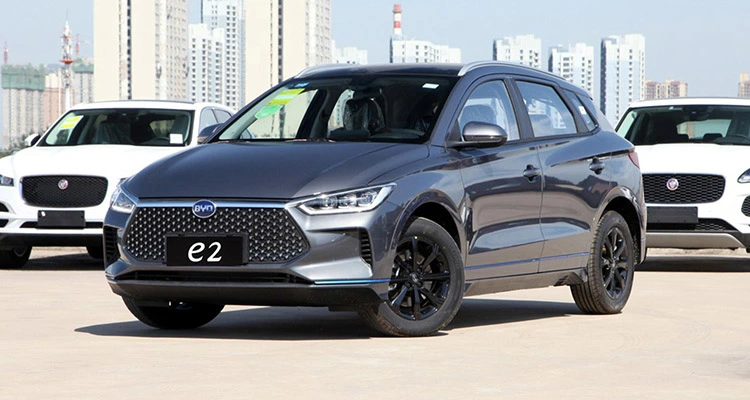 Byd E2 White/Black Cheapest Electric Car Made in China Clean Energy Compact SUV with Blade Battery 301km Endurance