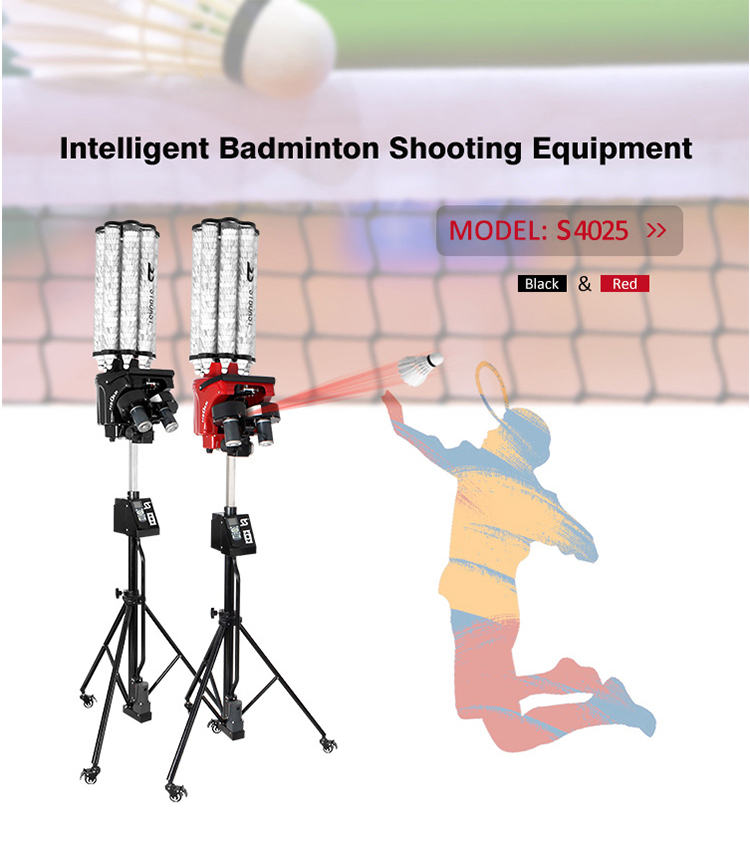 Automatic lifting badminton shuttlecock feeder  training machine