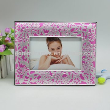 flower shape photo frame, promotion photo frame,aluminum photo frame