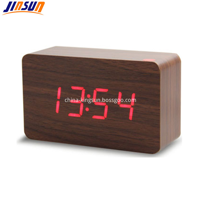 wood led clock ksw102 6