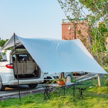 ABRIS Outdoor Side Roof Canopy - Shading and Sun Protection Multi-Functional Rectangle Canopy