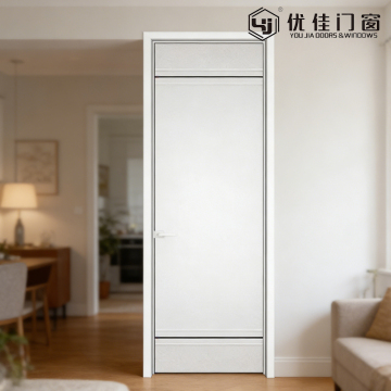 Minimalist White Interior Door