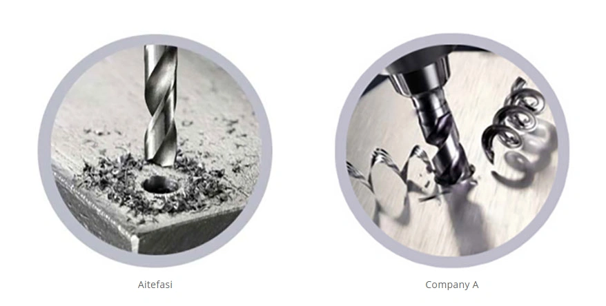 Long Life 2 Flutes Solid Carbide Twist Drill Bits for Hardened Steel