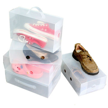 custom folding plastic shoe boxes with printing